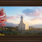 Cedar City Temple Time For Eternal Things Open Edition Canvas / 24 X 16 Frame E 22 3/4 30 Art