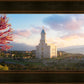 Cedar City Temple Time For Eternal Things Open Edition Canvas / 30 X 15 Frame A 22 37 Art