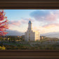 Cedar City Temple Time For Eternal Things Open Edition Canvas / 30 X 15 Frame E 21 3/4 36 Art