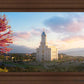 Cedar City Temple Time For Eternal Things Open Edition Canvas / 30 X 20 Frame C 27 3/4 37 Art