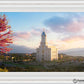 Cedar City Temple Time For Eternal Things Open Edition Canvas / 30 X 20 Frame V 27 3/4 37 Art