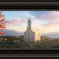 Cedar City Temple Time For Eternal Things Open Edition Canvas / 36 X 12 Frame B 18 3/4 42 Art
