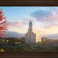 Cedar City Temple Time For Eternal Things Open Edition Canvas / 36 X 24 Frame E 30 3/4 42 Art