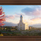 Cedar City Temple Time For Eternal Things Open Edition Canvas / 36 X 24 Frame F 31 3/4 43 Art