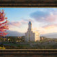 Cedar City Temple Time For Eternal Things Open Edition Canvas / 36 X 24 Frame G 32 3/4 44 Art