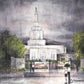 Refuge From The Storm - Idaho Falls Temple Limited Edition Canvas / 30 X 24 Print Only Art