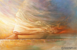 Touch Of Faith Custom 66W X 42H Gallery Wrap Art